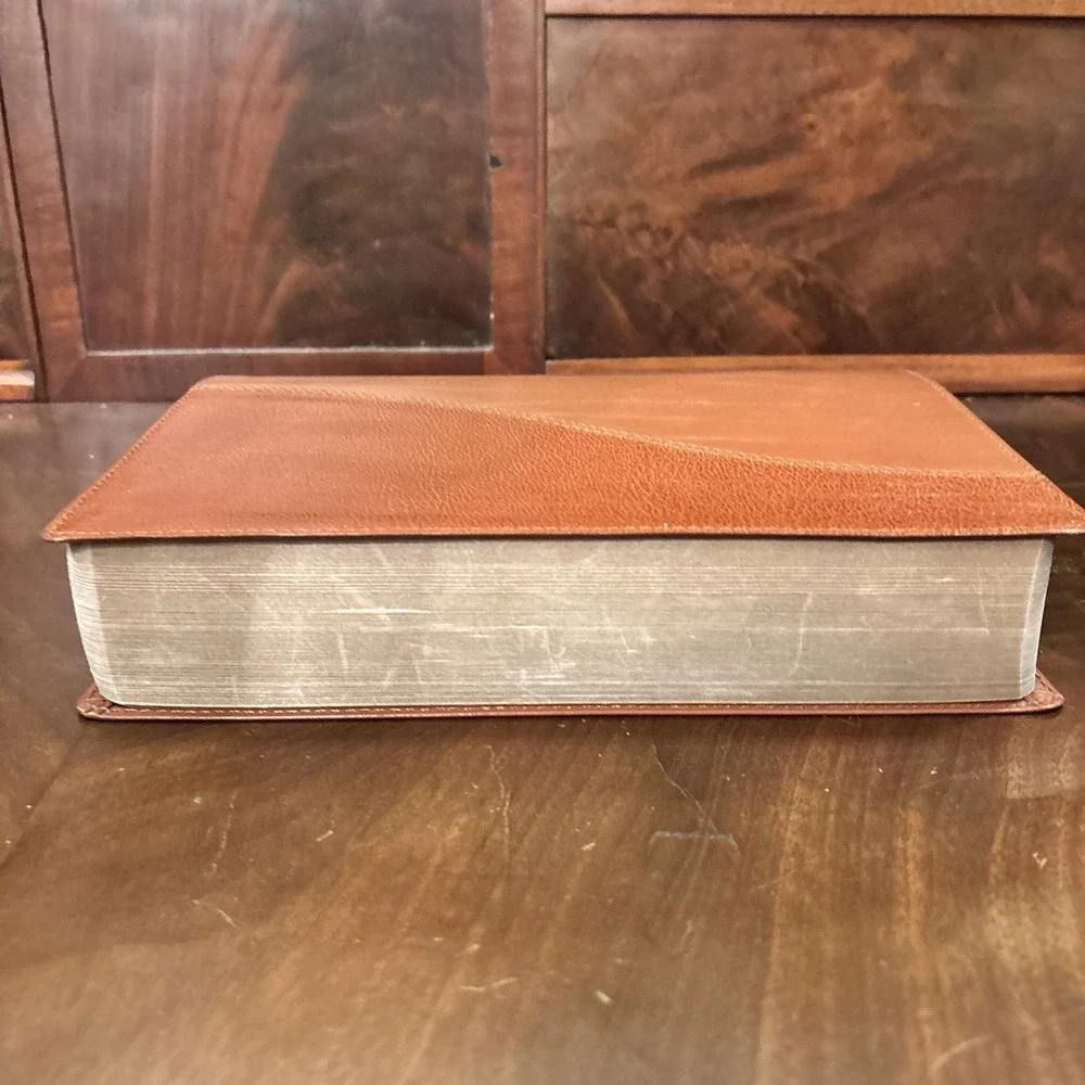 NCV Giant Print Holy Bible New Century Version Brown Leather Thomas Nelson 2007